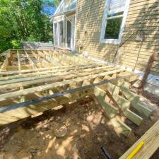 Custom Cedar Deck With Privacy Fence and Hot Tub in New Buffalo, MI 3