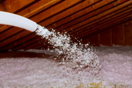 Blown in insulation